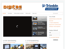 Tablet Screenshot of digitas.hu